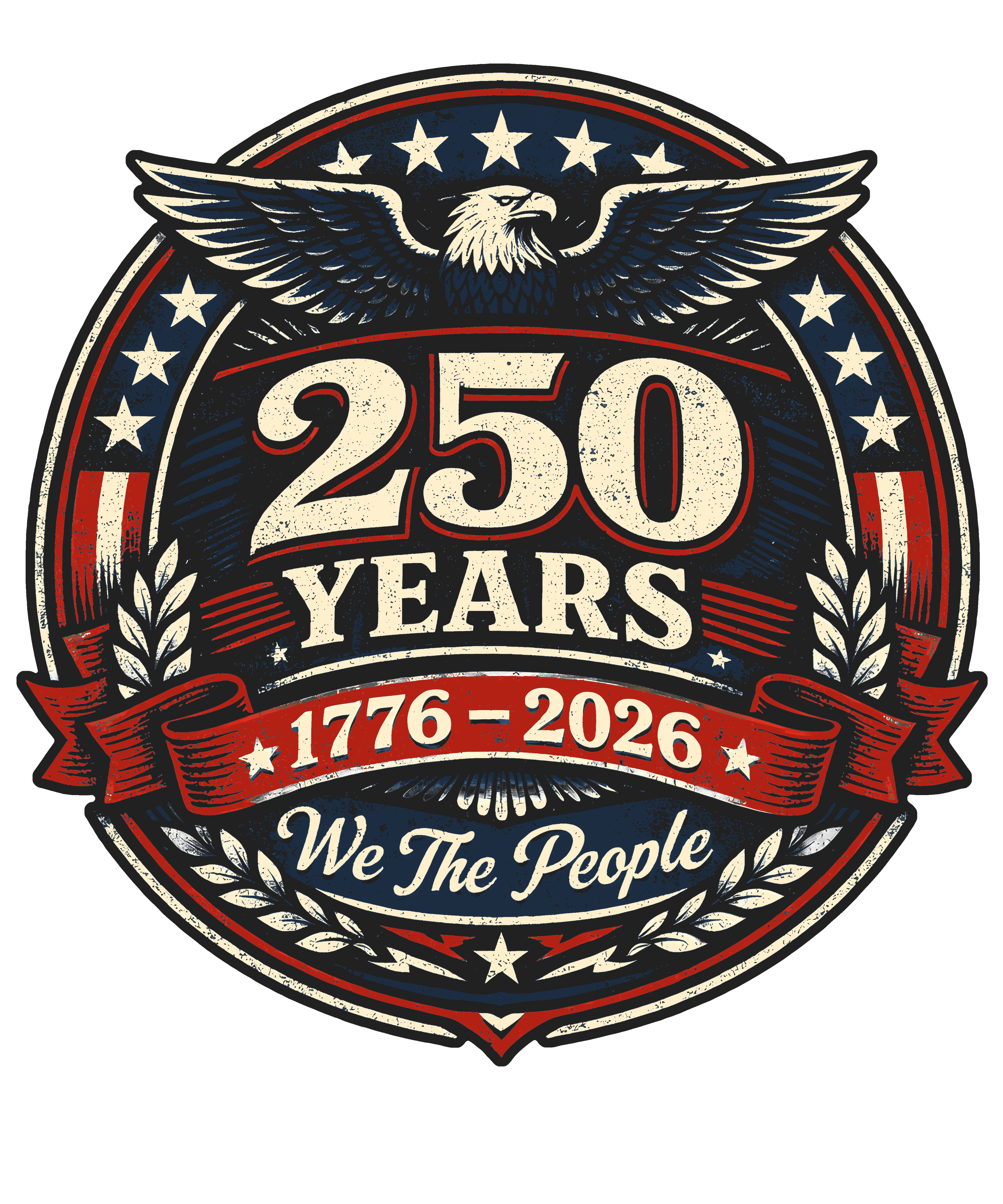 We the People 250th Emblem