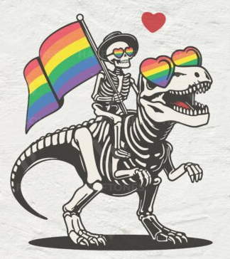 Skellie and Dino Pride