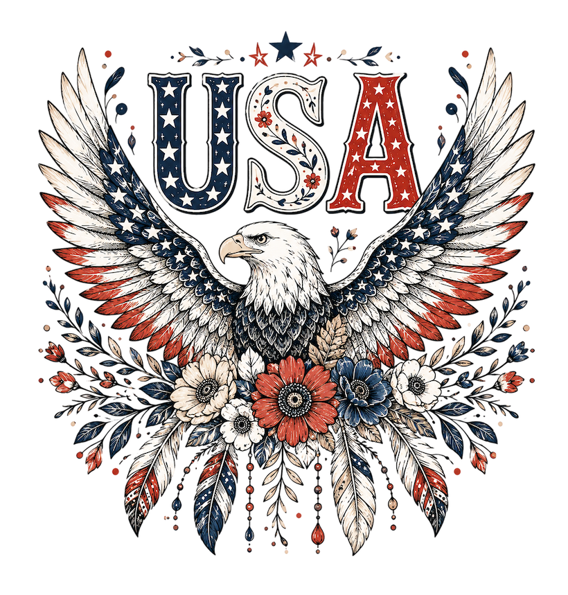 USA Boho Eagle
