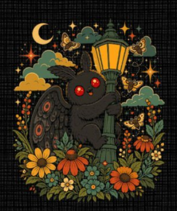 Mothman and lantern