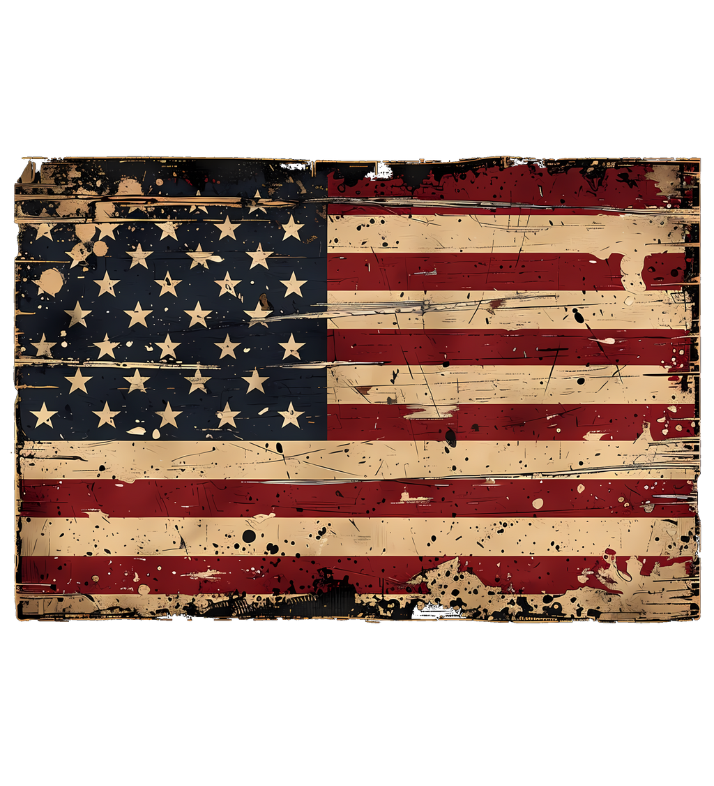 Gritty American Flag