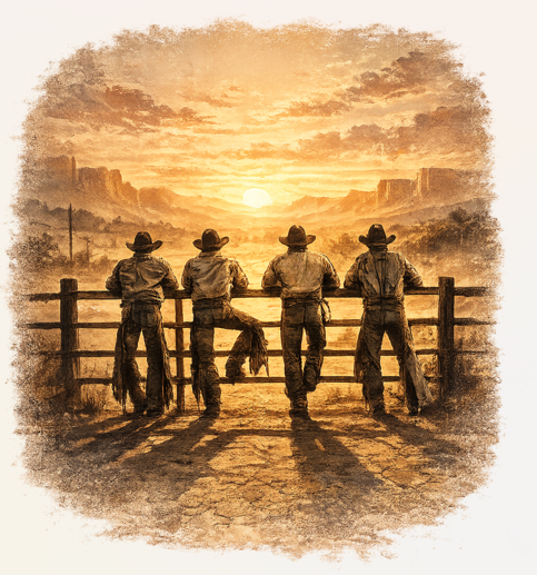 Cowboy Sunset